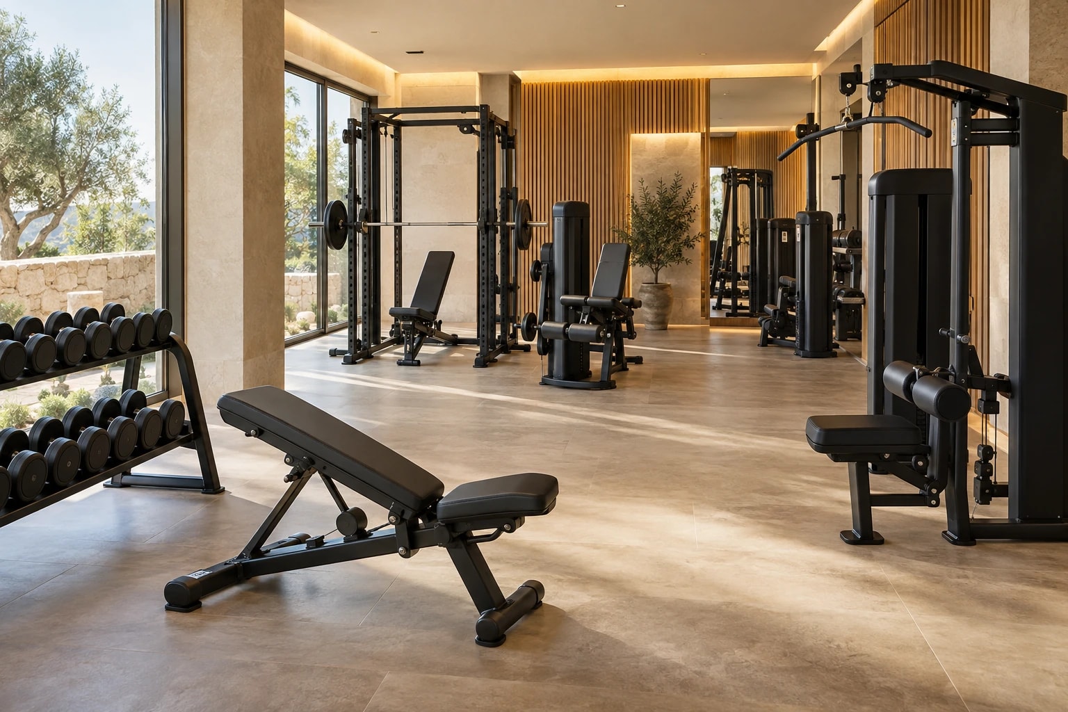 Boutique gym environment