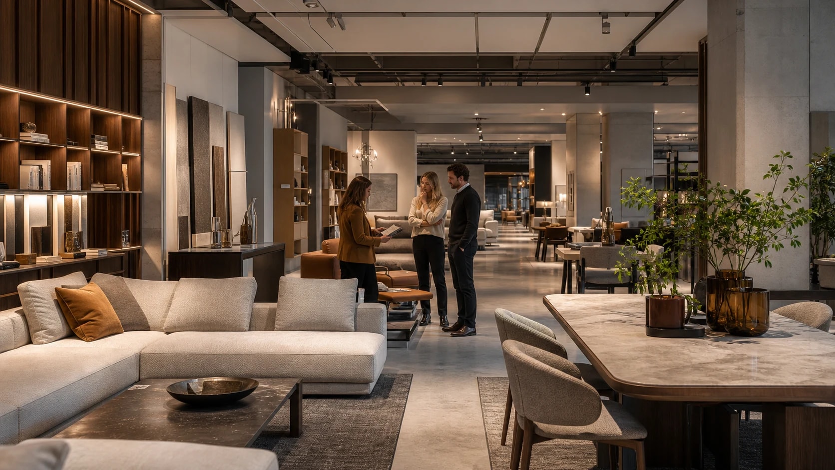 Showroom environment